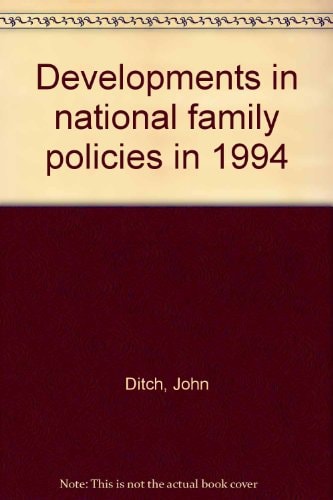 Developments in national family policies in 1994