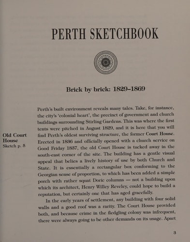 Perth Sketchbook