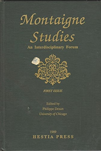 Montaigne Studies: An Interdisciplinary Forum