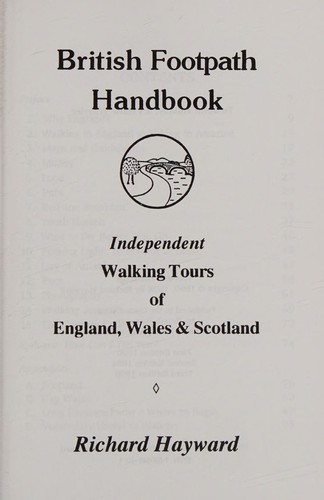 British Footpath Handbook