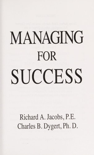 Managing for Success