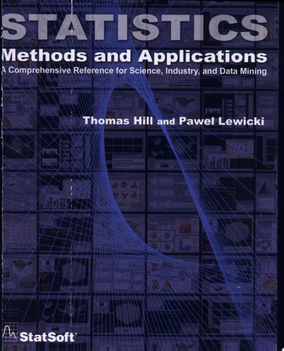 Statistics Methods and Applications : a Comprehensive Reference for Science, Industry, and Data Mining