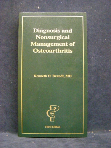 Diagnosis and Nonsurgical Management of Osteoarthritis