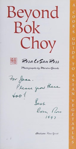 Beyond Bok Choy A Cook's Guide to Asian Vegetables