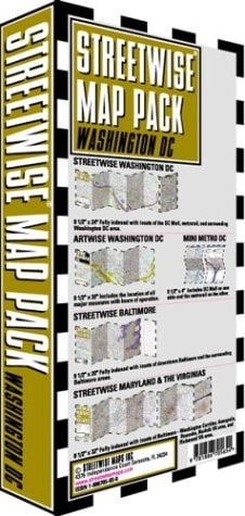 Streetwise Map Pack Washington DC
