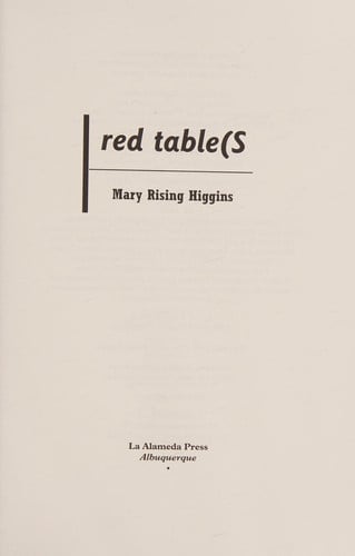 Red Table