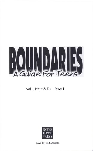 Boundaries A Guide for Teens