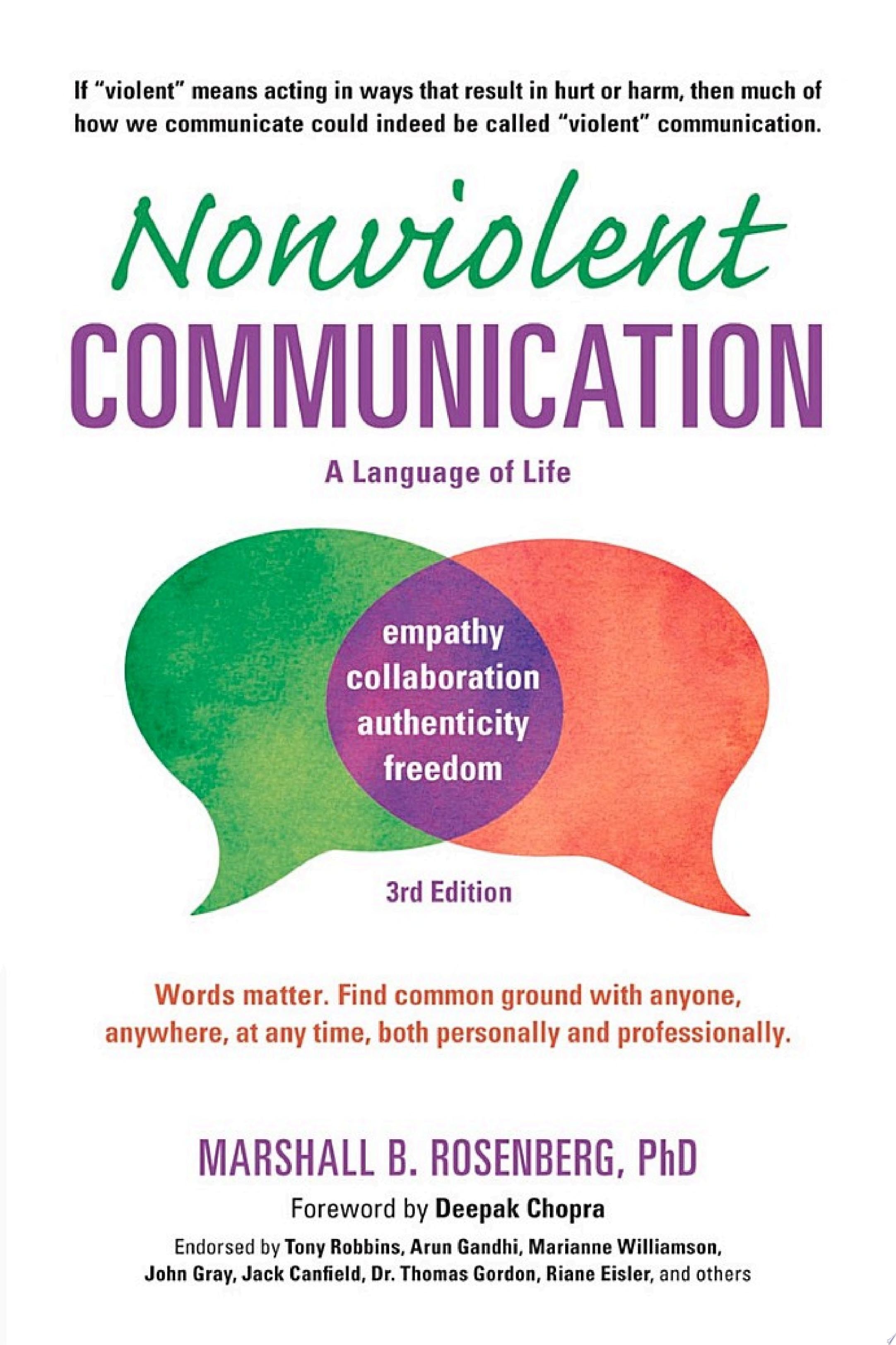 Nonviolent Communication: A Language of Life