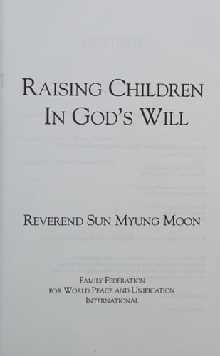 Raising Children in God's Will