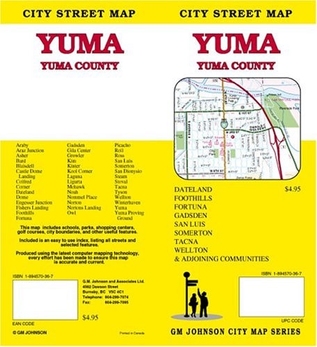 Yuma City/Yuma County Street Map