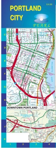 Portland City Pearl Map (Laminated)