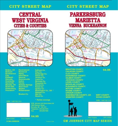 Parkersburg, WV / Marietta / Vienna / Buckhannon City Street Map