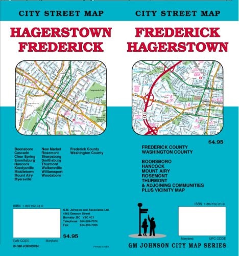 Frederick / Hagerstown, MD Street Map