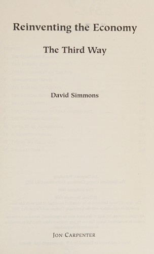 Reinventing EconomyThird Way
