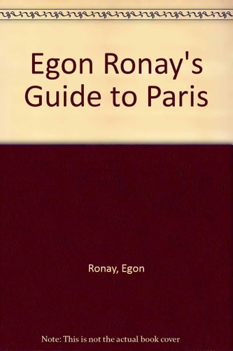 Egon Ronay's Paris 1996