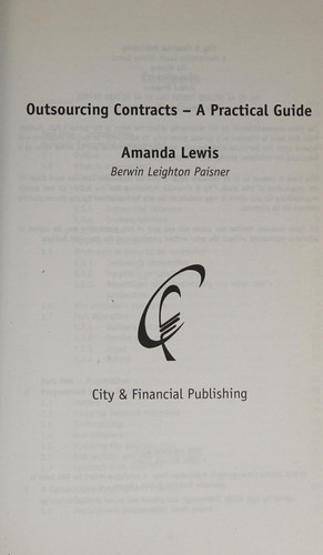 Outsourcing contracts: a practical guide