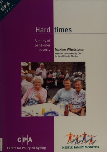 Hard Times A Study of Pensioner Poverty