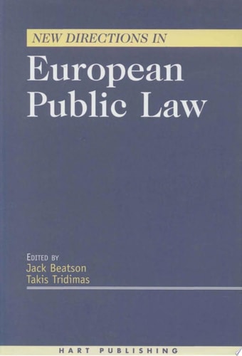 New Directions in European Public Law