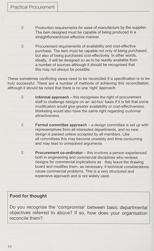 Practical Procurement
