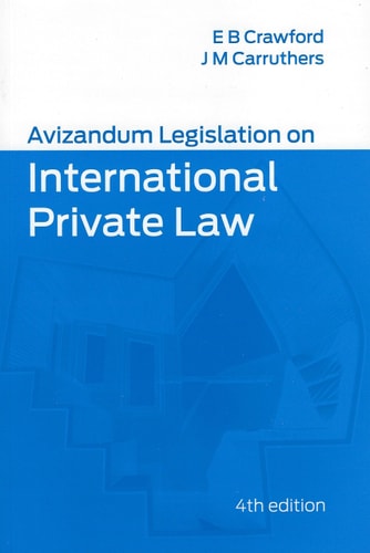 Avizandum Legislation on International Private Law