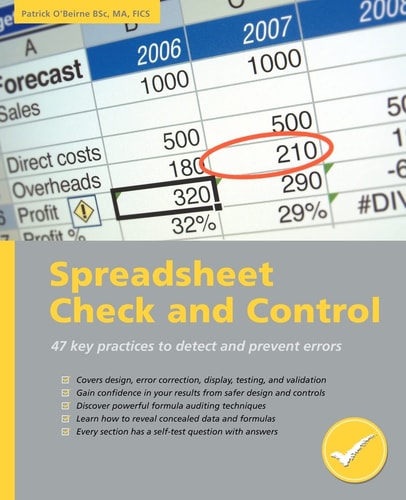 Spreadsheet Check and Control 47 Key Practices to Detect and Prevent Error