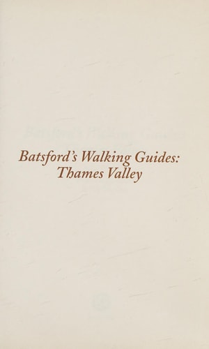 Batsford's Walking Guides: Thames Valley