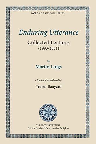 Enduring Utterance: Collected Lectures (1993-2001)