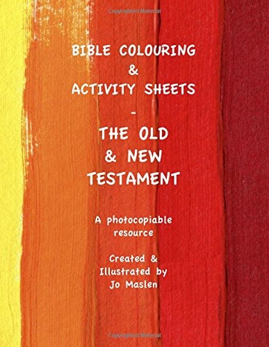 Bible Colouring & Activity Sheets Old & New Testament, Genesis - Acts