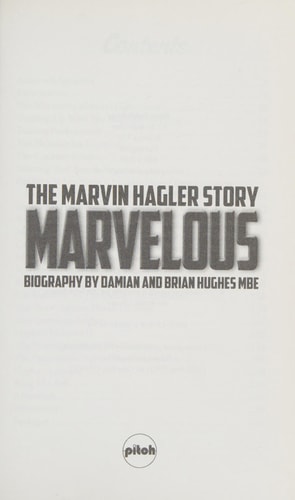 Marvelous The Marvin Hagler Story