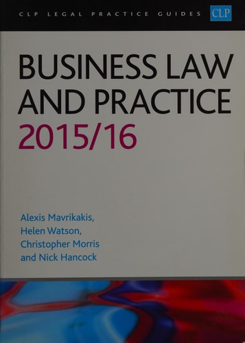 Business Law and Practice 2015/2016