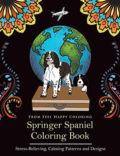 Springer Spaniel Coloring Book Fun