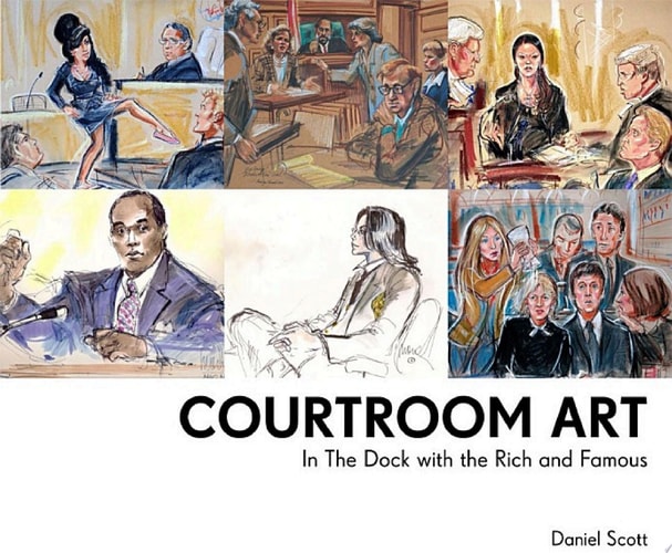 Courtroom Art In The Dock with the Rich and Famous