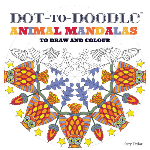 Dot-to-Doodle Animal Mandalas to Draw and Colour