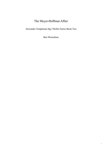 The Meyer-Hoffman Affair