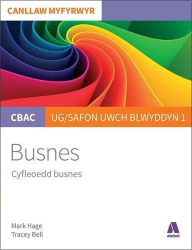 CBAC Busnes Cyfleoedd busnes. Canllaw myfyrwyr. Uwch Gyfrannol / Safon Uwch
