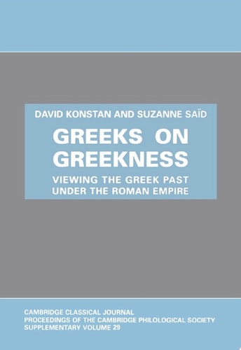 Greeks on Greekness
