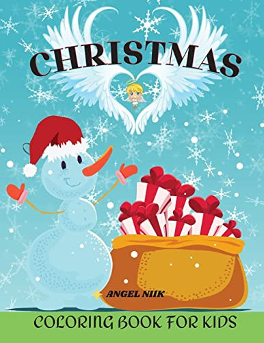 Christmas Colouring Book Easy Christmas Colouring Book for Kids Perfect Gift for Boys and Girls