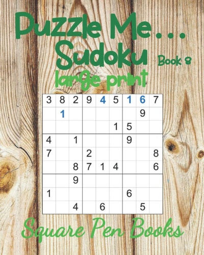 Puzzle Me... Sudoku Large Print Book 8