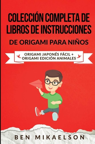 Colección Completa de Libros de Instrucciones de Origami Para Niños Origami Japonés Fácil + Origami Edición Animales