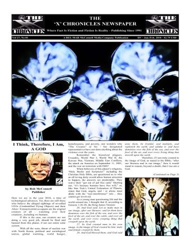 The 'X' Chronciles Newspaper: January 2018 - February 2018
