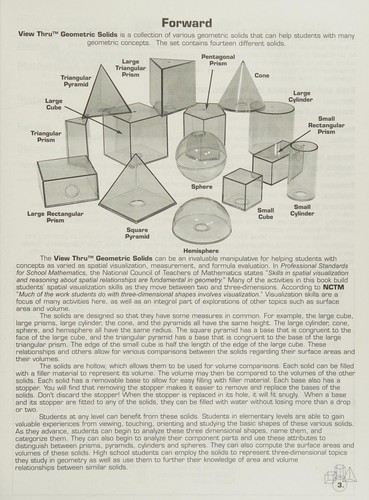 Explorations with View-Thru Geometric Solids