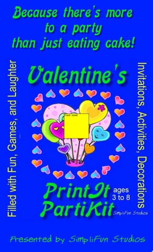 Children's Valentines Birthday Party Kit and Party Games Filled with Fun, Games and Laughter