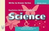 Write to Know Nonfiction Writing Prompts for Middle School Science