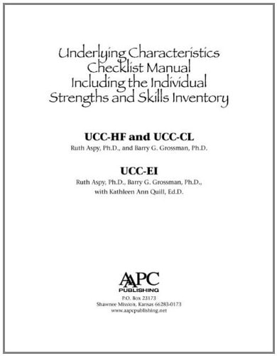 Underlying Characteristics Checklists (UCC) User Manual