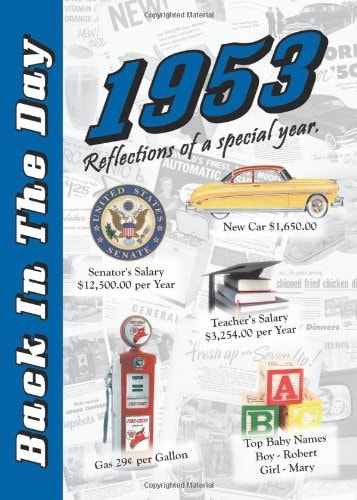 1953 Back In The Day - 24-page Greeting Card / Booklet with Envelope (5 x 7 Size)