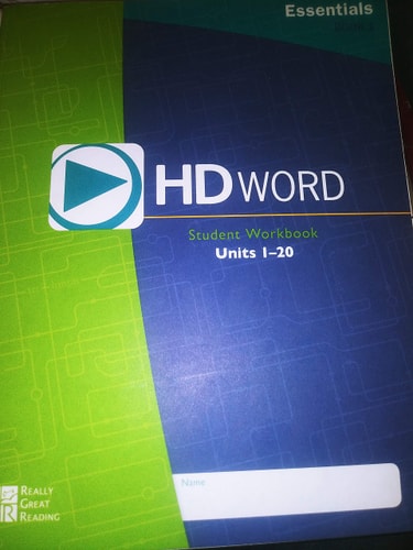 HD Word Student Workbook Units 1-20, Linguistics: Book 1