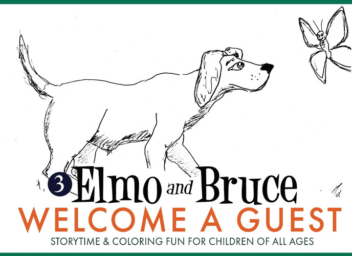 Elmo and Bruce Go Welcome a Guest Storytime & Coloring Fun for Children of All Ages