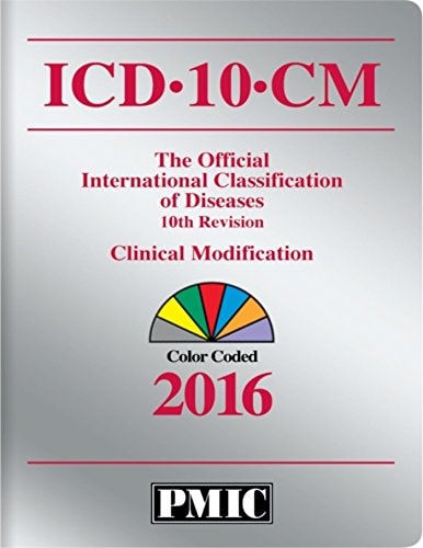 ICD-10-CM International Classification of Diseases, 10th Revision, Clinical Modification, Color Coded, 2016