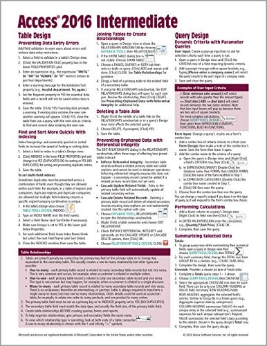 Access 2016 Intermediate