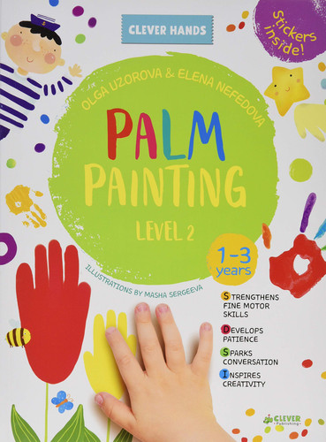 Palm Painting Level 2 Stickers Inside! Strengthens Fine Motor Skills, Develops Patience, Sparks Conversation, Inspires Creativity